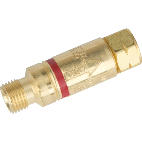 Antiretours pare-flammes - Oxy/gaz combustibles, Gaz combustibles (rouge)/Oxyg&egrave;ne (vert), Style pour chalumeau Nassau Supply