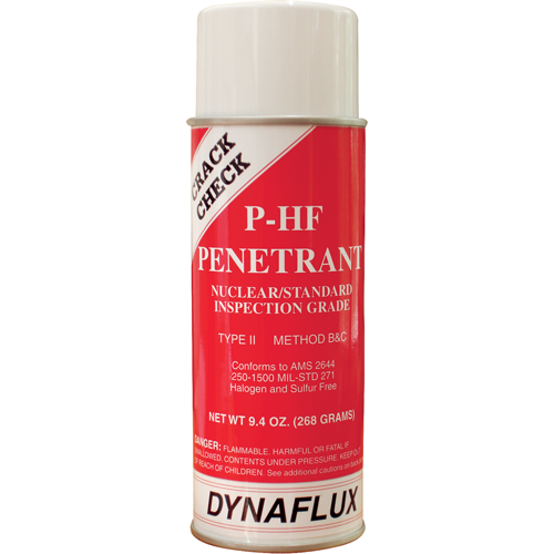 NDT Spray - Visible Dye Penetrant System, Aerosol Can Nassau Supply