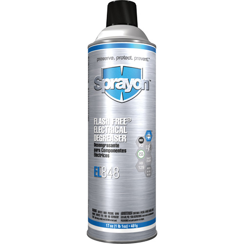 EL848 Flash Free&reg; Electrical Degreaser, Aerosol Can Nassau Supply