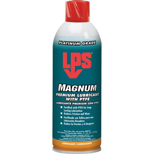 Lubrifiant de qualit&eacute; sup&eacute;rieure avec PTFE Magnum, Canette a&eacute;rosol, 16 oz Nassau Supply