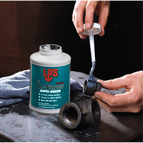 All-Purpose Anti-Seize, 1/2 lbs., Bottle, 1800°F (982°C) Max. Temp Nassau Supply