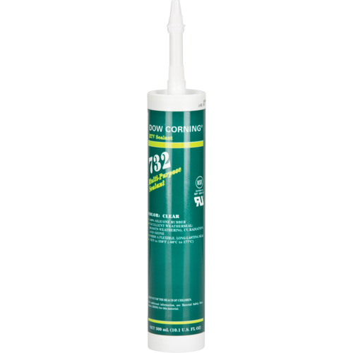 732 Silicone Sealant, Tube, Clear Nassau Supply