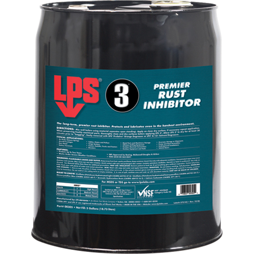 Inhibiteurs de rouille de qualit&eacute; 3, Seau Nassau Supply