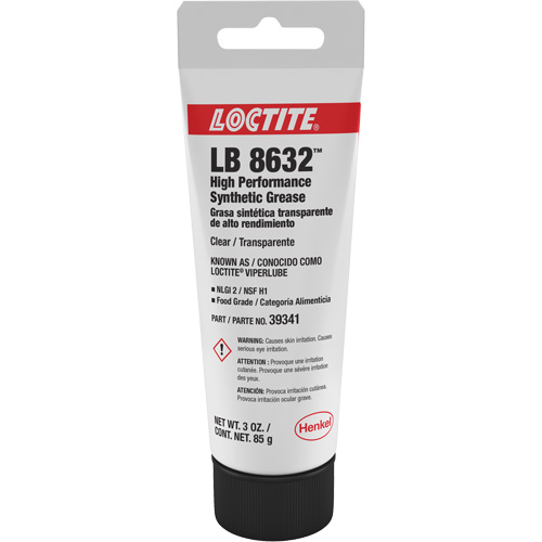 ViperLube&reg; High Performance Clear Synthetic Grease, 3 oz., Tube Nassau Supply