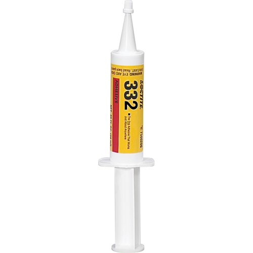 Structural Adhesive 332 Severe Environment , 623 g., Syringe, Amber Nassau Supply