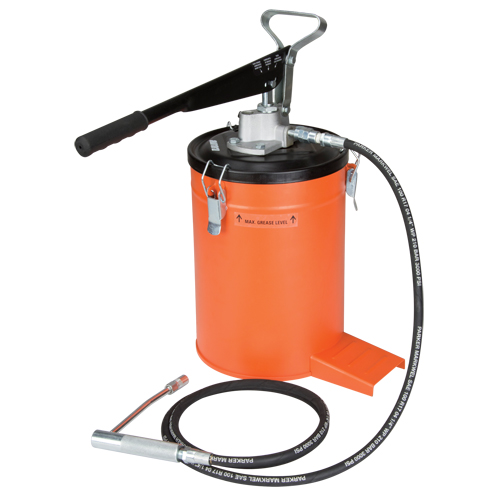 Graisseur avec seau, Acier Nassau Supply