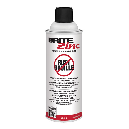 Inhibiteur de corrosion BRITE Zinc, Canette a&eacute;rosol Nassau Supply