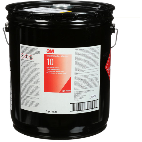 Colle contact Ten Bond, Seau, 5 gal., Jaune Nassau Supply