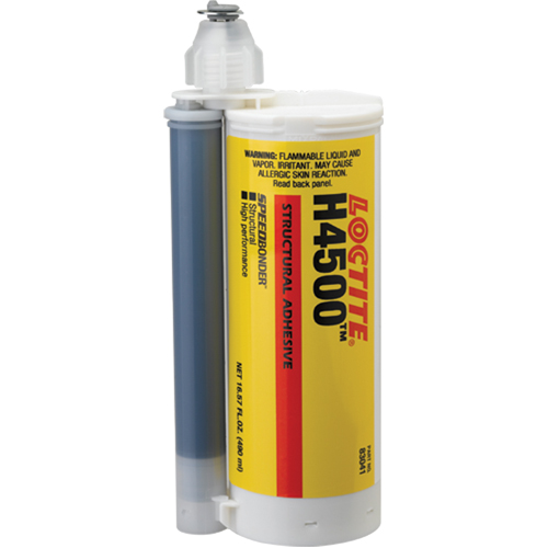 Speedbonder H4500 Structural Adhesive, Two-Part, Dual Cartridge, 678 g., Grey Nassau Supply