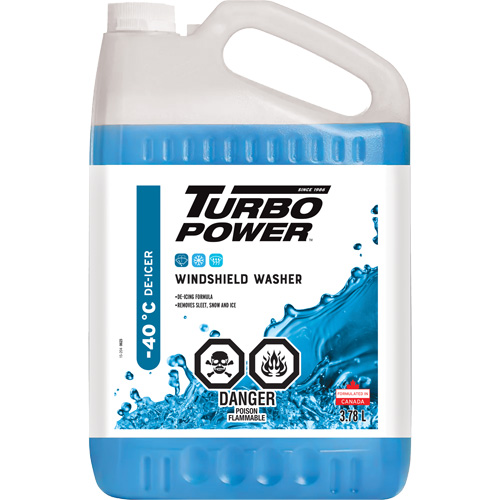 Turbo Power&reg; All-Season Windshield Washer Fluid, Jug, 3.78 L Nassau Supply