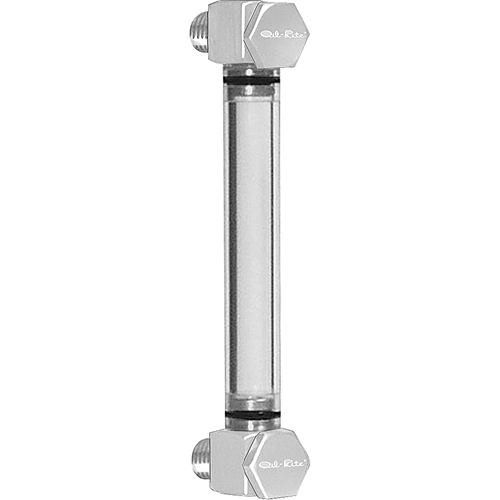 Round Nylon Liquid Level Gauge, Threaded, 12" L, 205°F (96.11° C) Nassau Supply