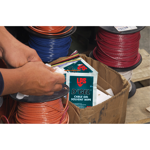 D'Gel&reg; Cable Gel Solvent, Packets Nassau Supply