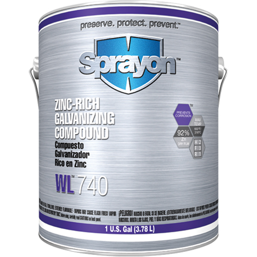 Compos&eacute; de galvanisation &agrave; haute teneur en zinc WL740, Gallon Nassau Supply