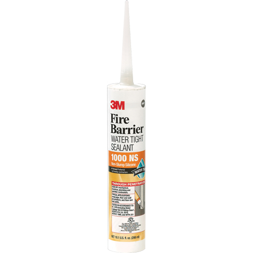Scellant ignifuge, 0,3 L, Cartouche, Gris Nassau Supply