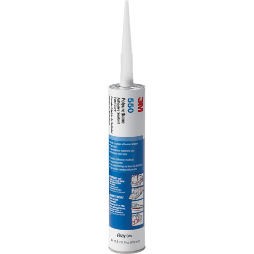 Adh&eacute;sif et produit d'&eacute;tanch&eacute;it&eacute; &agrave; base de polyur&eacute;thane, 310 ml, Gris Nassau Supply