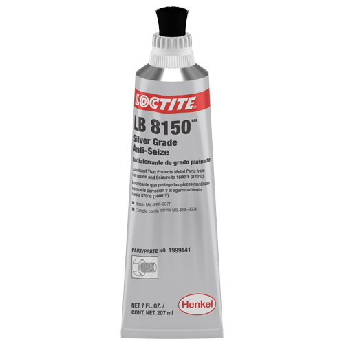Silver Grade Anti-Seize, Tube, 1600°F (871°C) Max. Temp. Nassau Supply