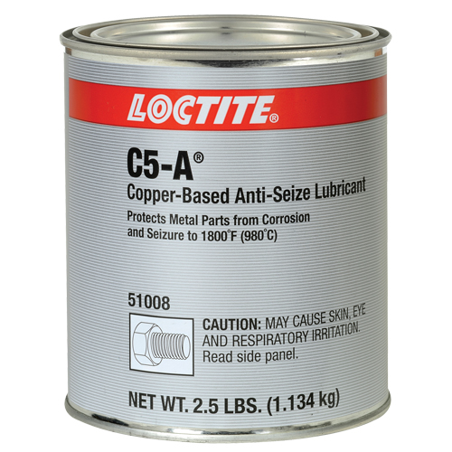 Loctite&reg; 8008 C5-A Copper Anti-Seize Lubricant, 2.5 lbs., Can, 1800°F (982°C) Max Temp. Nassau Supply