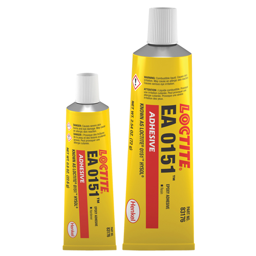 EA 0151 Adhesive, 3.3 oz., Kit, Two-Part, Clear Nassau Supply