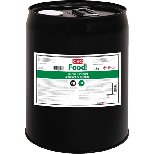 Lubrifiant &agrave; base de silicone pour les usines de transformation alimentaire, Seau Nassau Supply