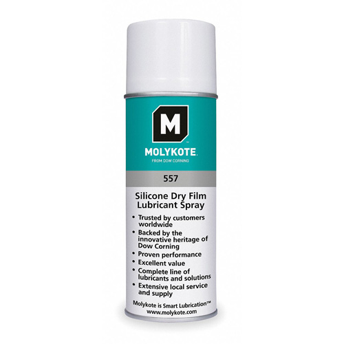 Molykote 557 Silicone Dry Film Lubricant, Aerosol Can Nassau Supply