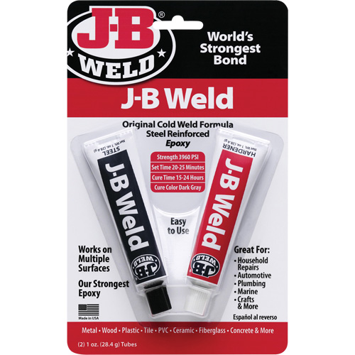 Epoxy, Two-Part, Tube, 2 oz., Grey Nassau Supply