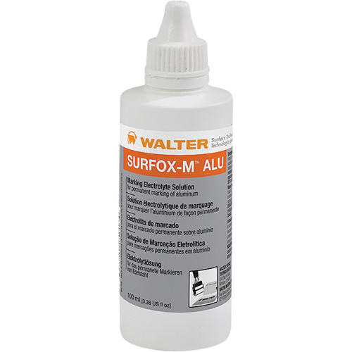 Solution &eacute;lectrolytique de marquage sur l'aluminium Surfox-M Nassau Supply