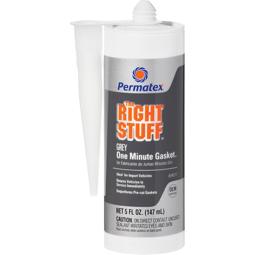 The Right Stuff&reg; Instant Gasket Maker, Cartridge, Grey Nassau Supply