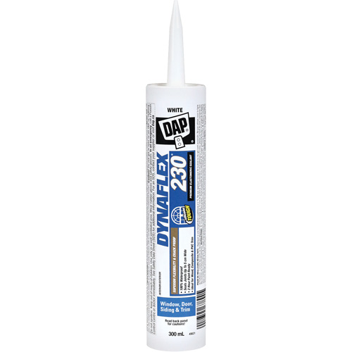 Dynaflex 230&reg; Premium Elastomeric Sealant, 300 ml, Cartridge, White Nassau Supply
