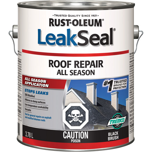Produit de r&eacute;paration de toiture toutes saisons LeakSeal Nassau Supply