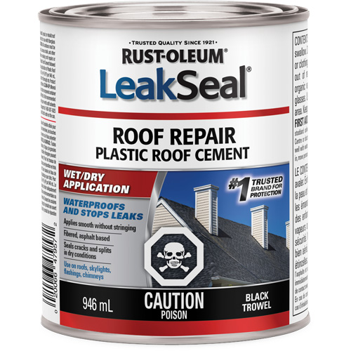 Produit de r&eacute;paration de toit sec/humide LeakSeal Nassau Supply