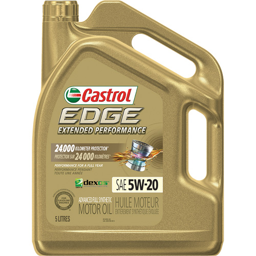 Edge&reg; Extended Performance 5W-20 Motor Oil, 5 L, Jug Nassau Supply