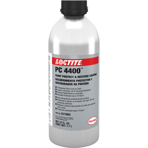 PC 4400 Paint Protect & Restore Coating, 1.1 L, Aerosol Can, Clear Nassau Supply