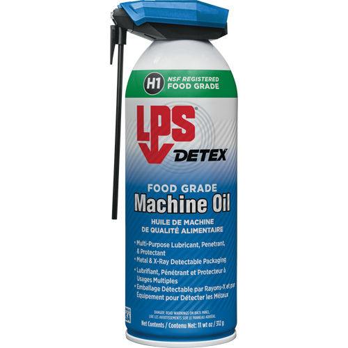 Huile pour machine de qualit&eacute; alimentaire Detex, Canette a&eacute;rosol Nassau Supply