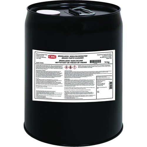 Nettoyant de pi&egrave;ces de freins sans chlore Brakleen &agrave; faibles &eacute;missions COV, Seau Nassau Supply