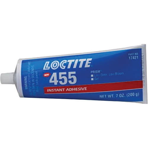 Gel adh&eacute;sif 455, Blanc cass&eacute;, Tube, 200 g Nassau Supply