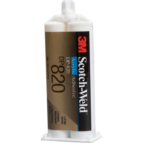 Adh&eacute;sif acrylique Scotch-Weld, Deux composants, Cartouche double, 1,6 oz liq., Blanc cass&eacute; Nassau Supply