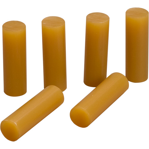 Hot Melt Adhesive, 5/8" Dia. x 2" L, Amber Nassau Supply