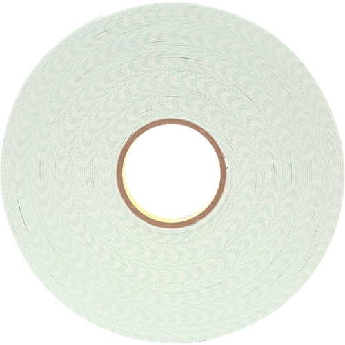 Double-Coated Urethane Foam Tape, 33 m (108') L x 25.4 mm (1") W, 62.5 mils, Urethane Nassau Supply