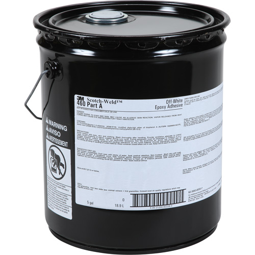 Scotch-Weld Adhesive, 5 gal., Pail, Two-Part, Off-White Nassau Supply
