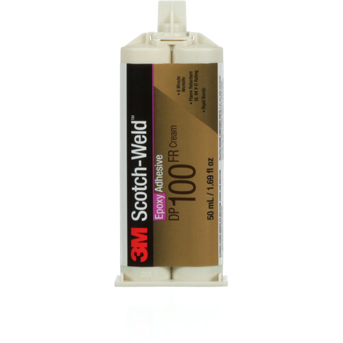 Adh&eacute;sif Scotch-Weld, 1,7 liq. oz., Cartouche, Deux composants, Blanc cass&eacute; Nassau Supply
