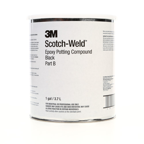 Scotch-Weld Potting Compound, 1 gal., Pail, Two-Part, Black Nassau Supply
