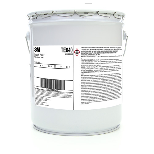 Adh&eacute;sif PUR Scotch-Weld, 5 gal., Seau, Transparent Nassau Supply