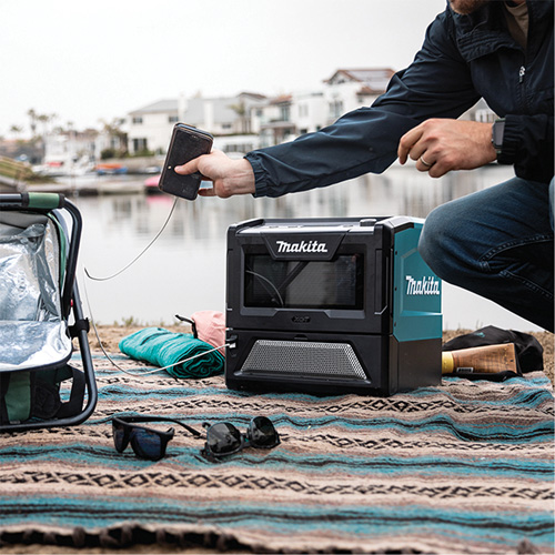 40V Max XGT Cordless Microwave Oven (Tool Only), 350 W/500 W, Black/Blue Nassau Supply