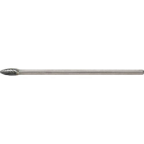 Solid Carbide Burr, SH-2L6, 5/16" Dia., 3/4" Depth of Cut Nassau Supply
