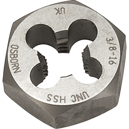 &eacute;crou-fili&egrave;re hexagonal, dia. 7/10", Filet de 1/4"-28, Acier rapide Nassau Supply