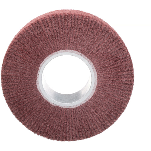 Scotch-Brite Finishing Flap Brush, Aluminum Oxide, Very Fine Grit, 8" x 2" x 3" Nassau Supply