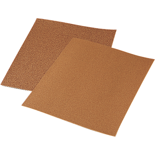 Papier abrasif, 9" x 11", Grain 120, Grenat Nassau Supply