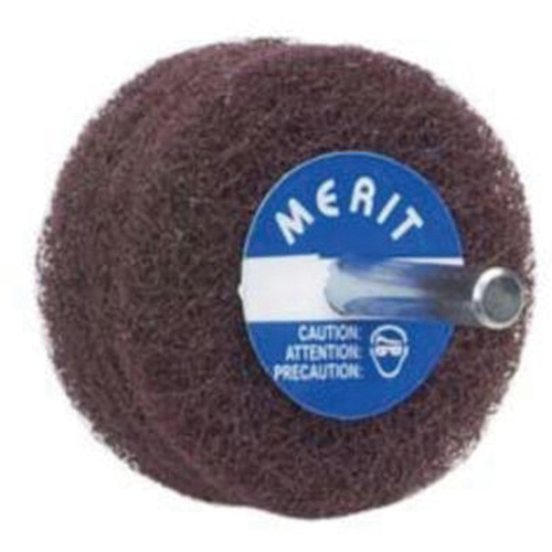 Abrasotex Non-Woven Disc Wheel, 3" Dia. x 1" W, 1/4" Arbor, Aluminum Oxide Nassau Supply