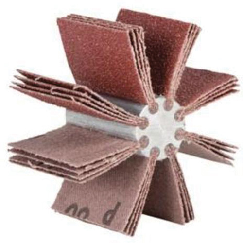 Outil de polissage d'al&eacute;sage &agrave; lamelles ordinaires B-810, Oxyde d'aluminium, Grain 120, 2-3/4" x 1-1/2" Nassau Supply