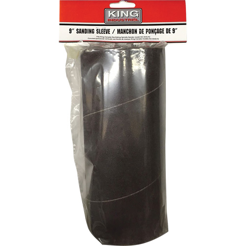 4" Wood Sanding Sleeve with 80 Grit Nassau Supply
